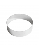 Anello per torta gelato in acciaio inox - diametro Ø cm 20 - altezza cm 6