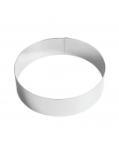 Anello per torta gelato in acciaio inox - diametro Ø cm 22 - altezza cm 6