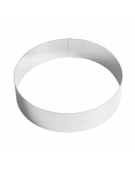 Anello per torta gelato in acciaio inox - diametro Ø cm 24 - altezza cm 6