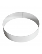 Anello per torta gelato in acciaio inox - diametro Ø cm 26 - altezza cm 6