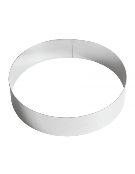 Anello per torta gelato in acciaio inox - diametro Ø cm 26 - altezza cm 6