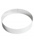 Anello per torta gelato in acciaio inox - diametro Ø cm 28 - altezza cm 6