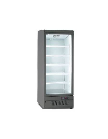 Armadio murale congelatore no-frost esterno grigio con porta a vetro - Lt 560-Refrigerazione ventilata -18°-22°C-cm 75x76x200,3h