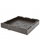 Base/Coperchio per contenitore isometrico modulare in polipropilene  - dimensioni esterne 57x57x9,5h