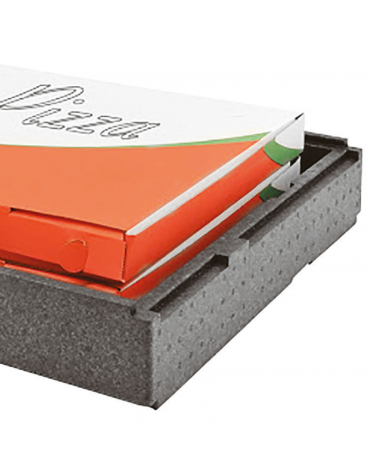 Base/Coperchio per contenitore isometrico modulare polipropilene  - dimensioni esterne 57x57x9,5h