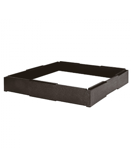 Base/Coperchio per contenitore isometrico modulare polipropilene  - dimensioni esterne 57x57x9,5h