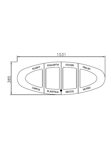 Coperchio spegnisigarette realizzato in acciaio inox per cod. DN27628