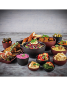 Ciotola in acciaio inox doppia parete - colore marrone - Diametro Ø cm 9,5 - Altezza cm 4,2