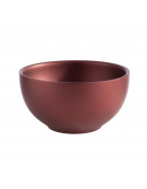 Ciotola in acciaio inox doppia parete - colore marrone - Diametro Ø cm 12 - Altezza cm 6,2