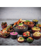 Ciotola in acciaio inox doppia parete - colore marrone - Diametro Ø cm 12 - Altezza cm 6,2