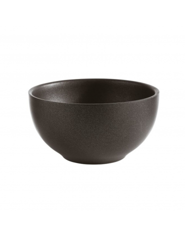 Ciotola in acciaio inox doppia parete - colore nero - Diametro Ø cm 12 - Altezza cm 6,2