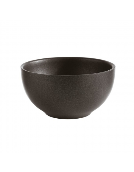 Ciotola in acciaio inox doppia parete - colore nero - Diametro Ø cm 12 - Altezza cm 6,2