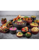 Ciotola in acciaio inox doppia parete - colore nero - Diametro Ø cm 12 - Altezza cm 6,2