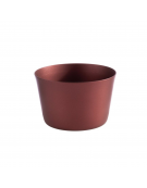 Coppetta in acciaio inox - colore marrone - Diametro Ø cm 8,5 - Altezza cm 5,5