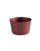 Coppetta in acciaio inox - colore marrone - Diametro Ø cm 8,5 - Altezza cm 5,5