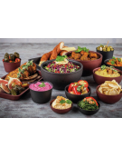 Coppetta in acciaio inox - colore marrone - Diametro Ø cm 8,5 - Altezza cm 8,5