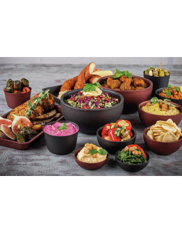 Coppetta in acciaio inox - colore marrone - Diametro Ø cm 8,5 - Altezza cm 8,5