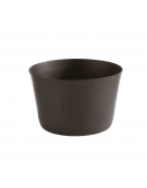 Coppetta in acciaio inox - colore nero - Diametro Ø cm 8,5 - Altezza cm 5,5