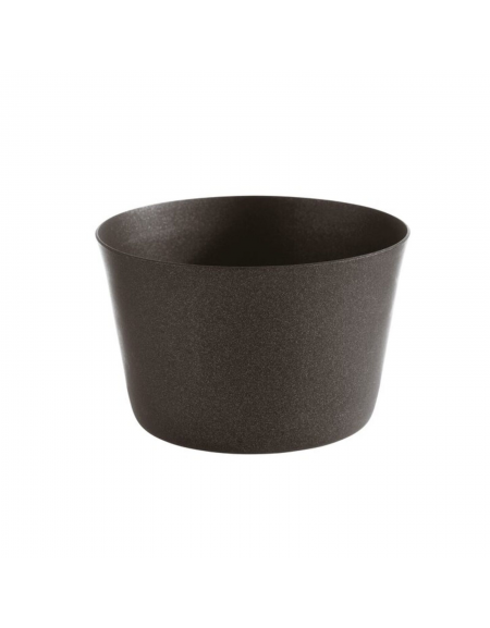 Coppetta in acciaio inox - colore nero - Diametro Ø cm 8,5 - Altezza cm 5,5
