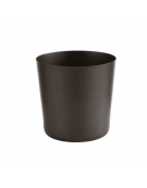 Coppetta in acciaio inox - colore nero - Diametro Ø cm 8,5 - Altezza cm 8,5