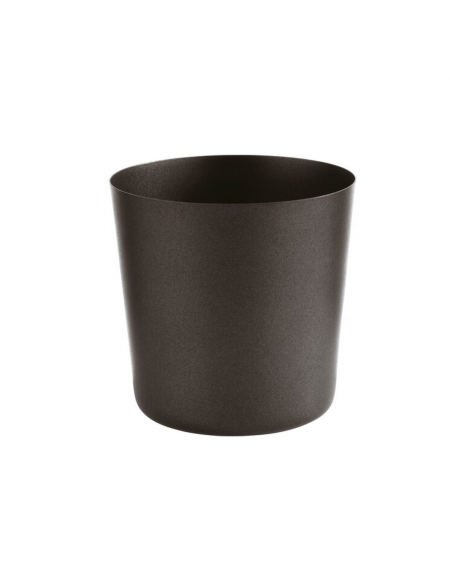 Coppetta in acciaio inox - colore nero - Diametro Ø cm 8,5 - Altezza cm 8,5