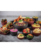 Coppetta in acciaio inox - colore nero - Diametro Ø cm 8,5 - Altezza cm 8,5