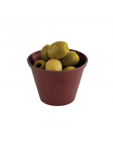 Set 6 ciotoline in acciaio inox - colore rame - capacità ml 60 - Diametro Ø cm 6 - Altezza cm 4,5