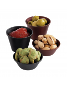 Set 6 ciotoline in acciaio inox - colore rame - capacità ml 60 - Diametro Ø cm 6 - Altezza cm 4,5