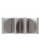 Set 2 vassoi porta tacos in acciaio inox - cm 23x10x5h