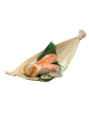 Piatto presentazione per sushi Barchetta in bambù - cm 29x10x5h
