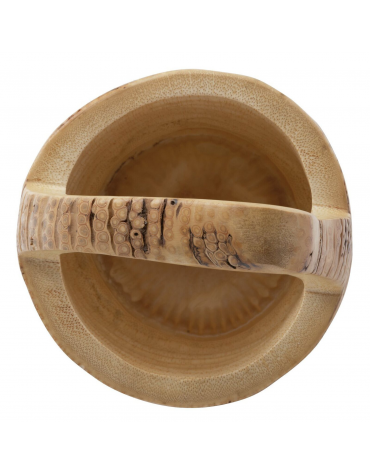 Piatto presentazione per sushi in bambù - Diametro Ø cm 16 - Altezza cm 30