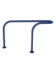 Portabici 1 posto realizzato in acciaio zincato e verniciato - Da tassellare - cm 140x29,8x85,5h