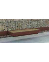 Seduta in legno da cm 150 per pensilina - cod. DN35453-DN35454-DN50522-DN50524