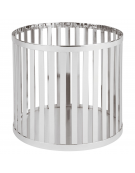 Alzata in acciaio inox a forma di cesto - Diametro Ø cm 21 - Altezza cm 20