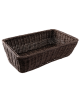 Cesto pane rettangolare in polipropilene colore Marrone - GN 1/1 cm 53x32,5x15,5h