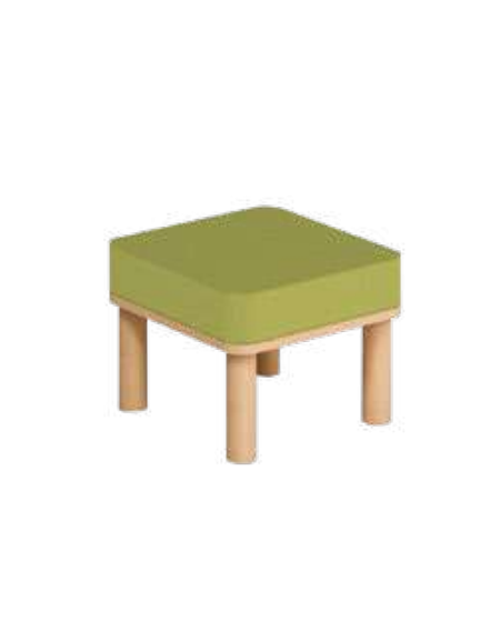 SEDUTA POUF QUADRATO PICCOLO - cm 50x50x35h - PER BAMBINI DI PRIMA O SECONDA ELEMENTARE (DA 6 A 8 ANNI) - CONFORME AI CAM