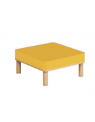SEDUTA POUF QUADRATO GRANDE - cm 75x75x35h - PER BAMBINI DI PRIMA O SECONDA ELEMENTARE (DA 6 A 8 ANNI) - CONFORME AI CAM