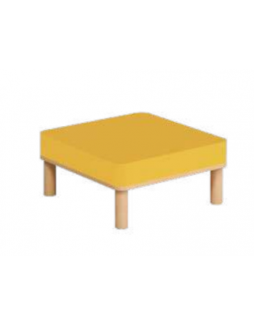 SEDUTA POUF QUADRATO GRANDE - cm 75x75x35h - PER BAMBINI DI PRIMA O SECONDA ELEMENTARE (DA 6 A 8 ANNI) - CONFORME AI CAM