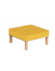 SEDUTA POUF QUADRATO GRANDE - cm 75x75x35h - PER BAMBINI DI PRIMA O SECONDA ELEMENTARE (DA 6 A 8 ANNI) - CONFORME AI CAM