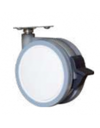 SERIE DI 5 RUOTE PER MOBILI CONTENITORI CURVI - CM 12H