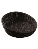 Cesto pane tondo in polipropilene colore Marrone  - Diametro cm 31/37 - Altezza cm 6/12