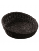 Cesto pane tondo in polipropilene colore Marrone  - Diametro cm 31/37 - Altezza cm 6/12