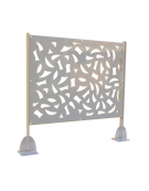 Pannello interasse da cm 100 per Barriera modulare realizzata in acciaio zincato e verniciato