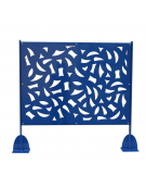 Supporto da tassellare per barriera modulare realizzata in acciaio zincato e verniciato - cm 5x100h