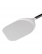 Pala per pizza in alluminio per infornare con piatto quadrato cm 37x37 - lunghezza cm 150 - portata Kg. 1,4