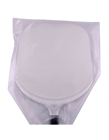Pala per pizza in alluminio per infornare con piatto quadrato cm 37x37 - lunghezza cm 150 - portata Kg. 1,4