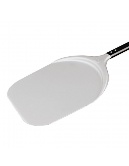 Pala per pizza in alluminio per infornare con piatto quadrato cm 45x45 - lunghezza cm 150 - portata Kg. 1,6