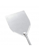 Pala per pizza in alluminio per infornare con piatto rettangolare cm 32x30 - lunghezza cm 150 - portata gr. 954
