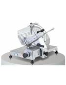 Affettatrice a gravità in alluminio anodizzato trasmissione ad ingranaggio - lama Ø 350 mm - Taglio utile cm 30x26