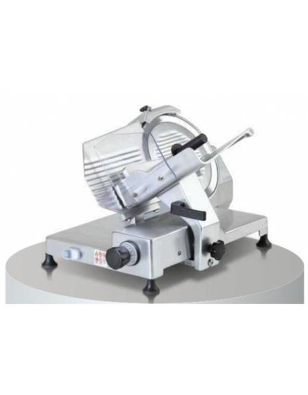 Affettatrice a gravità in alluminio anodizzato trasmissione ad ingranaggio - lama Ø 350 mm - Taglio utile cm 30x26